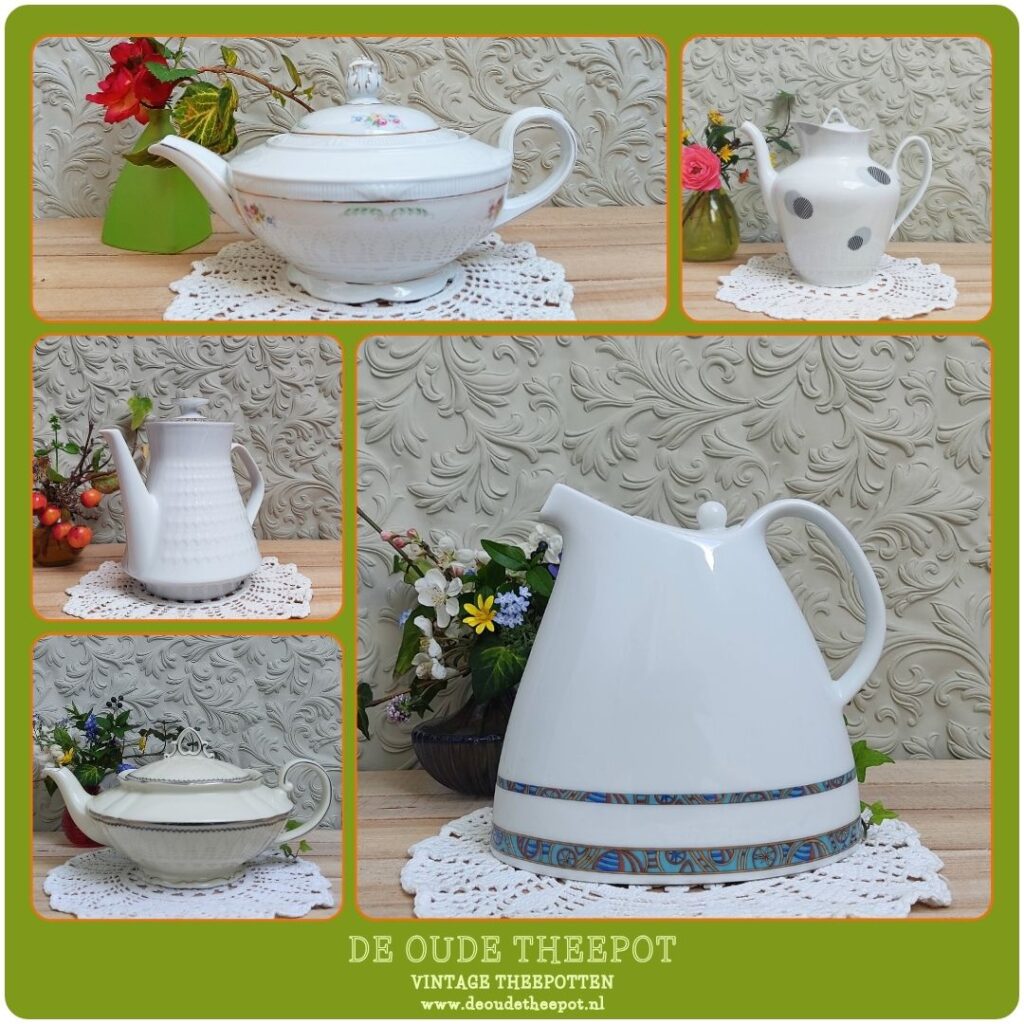 home vintage theepotten retro brocante nostalgie theeceremonie theekransje cadeau